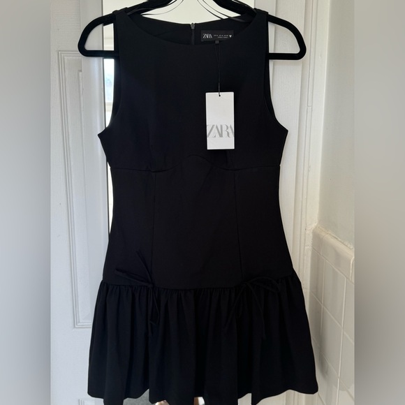 ZARA Short Dress with Bows - Picture 8 of 8